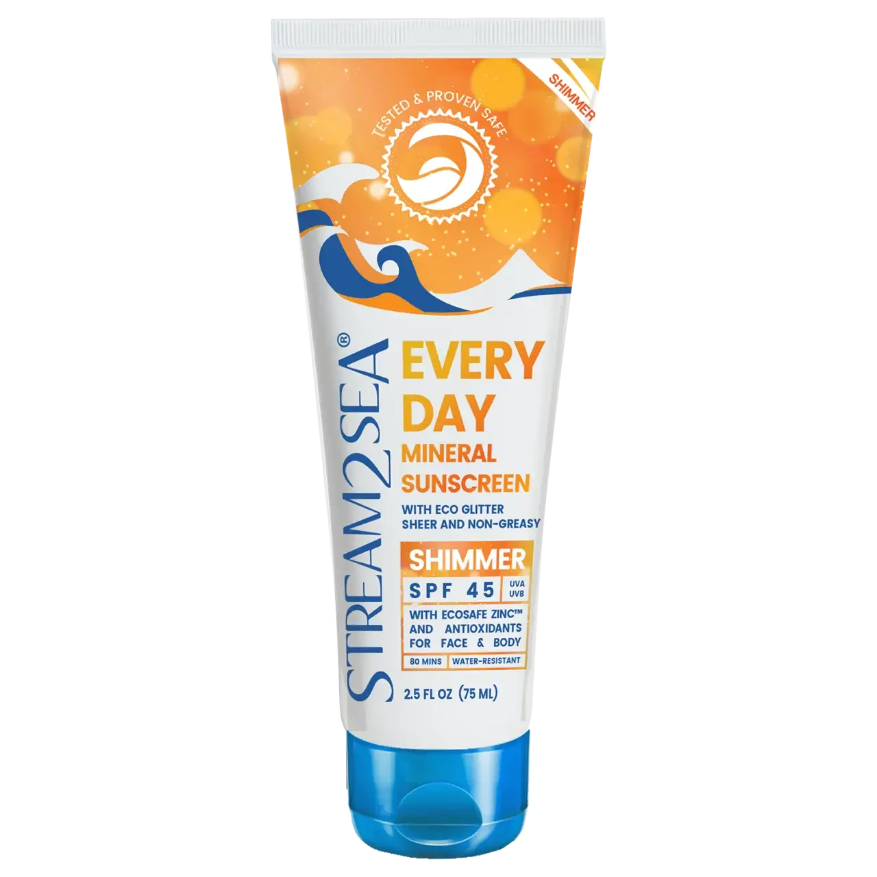 Every Day Shimmer Mineral Sunscreen SPF 45 - Lemonade Mermaid
