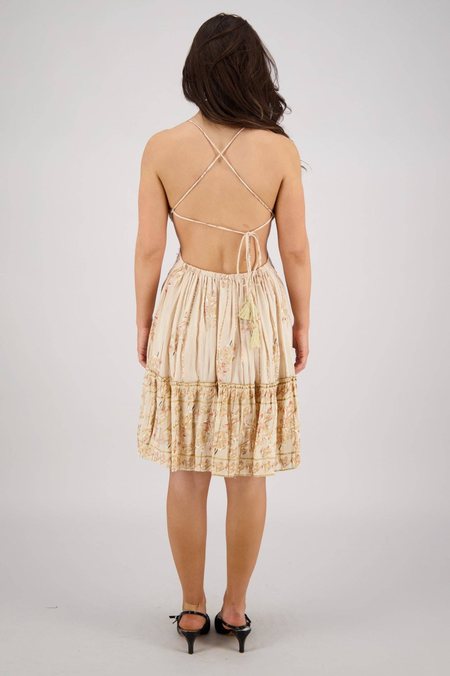 Strappy Boho Midi Dress