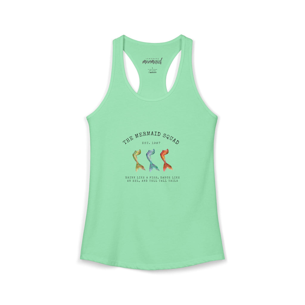 "The Mermaid Squad" - Women's Ideal Racerback Tank