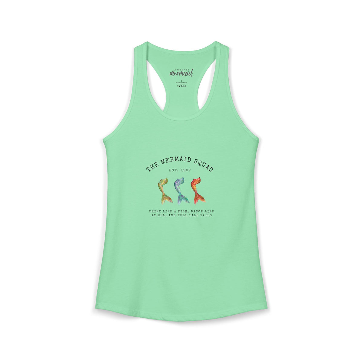 "The Mermaid Squad" - Women's Ideal Racerback Tank