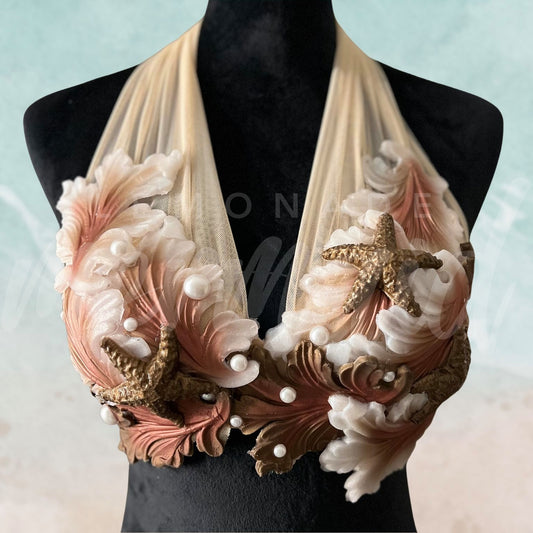 "Seaweed" Custom Silicone Mermaid Top