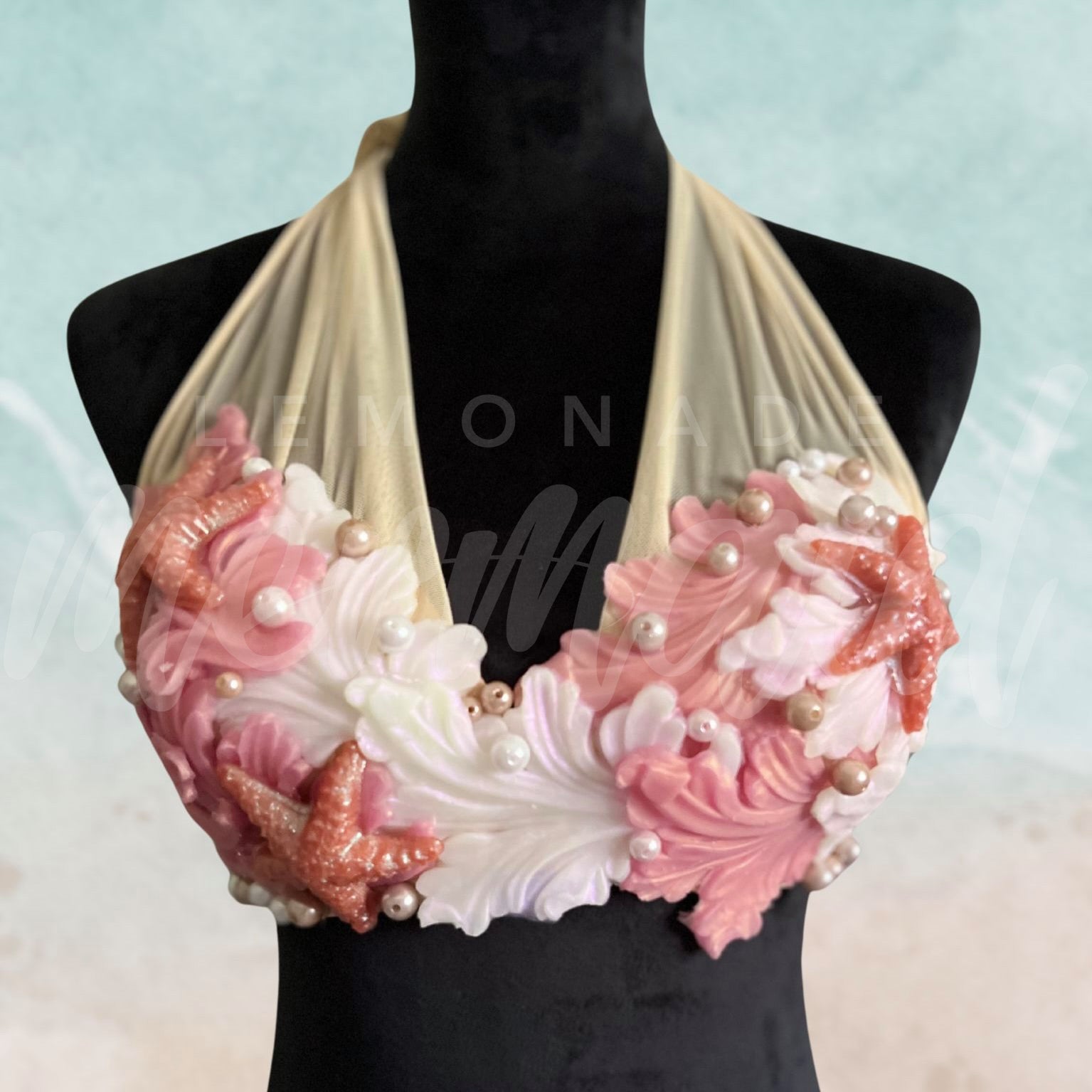 "Seaweed" Custom Silicone Mermaid Top