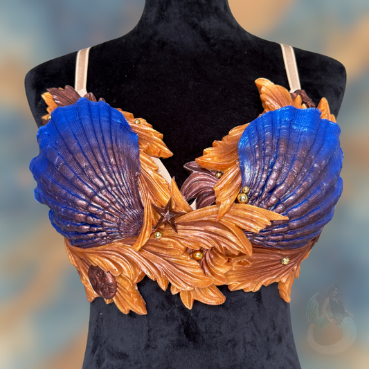 Siren Allure "Siren Seashell" Custom Silicone Mermaid Top