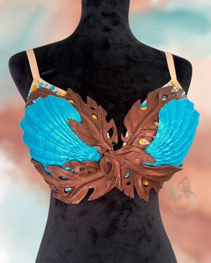 Siren Allure "Monstera" Custom Silicone Mermaid Top