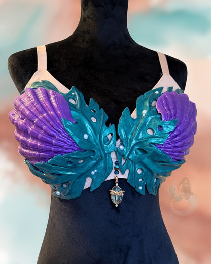 Siren Allure "Monstera" Custom Silicone Mermaid Top