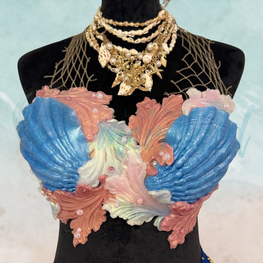 "Lion's Paw" Custom Silicone Mermaid Top