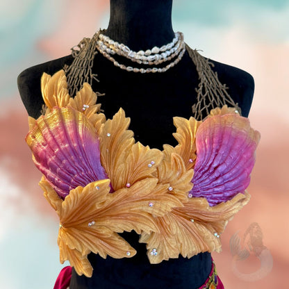 Siren Allure "Siren Seashell" Custom Silicone Mermaid Top