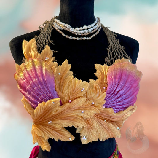 Siren Allure "Siren Seashell" Custom Silicone Mermaid Top