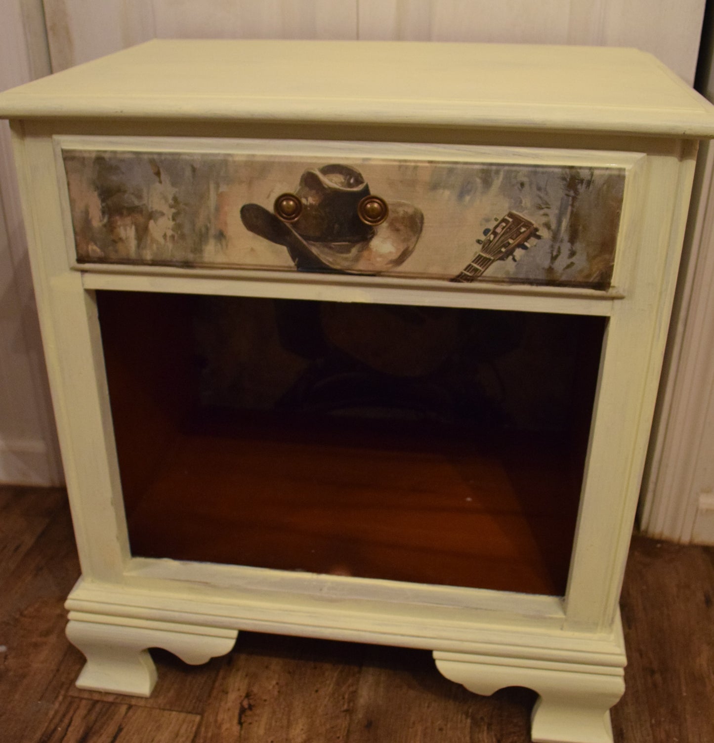 Cowboy end table