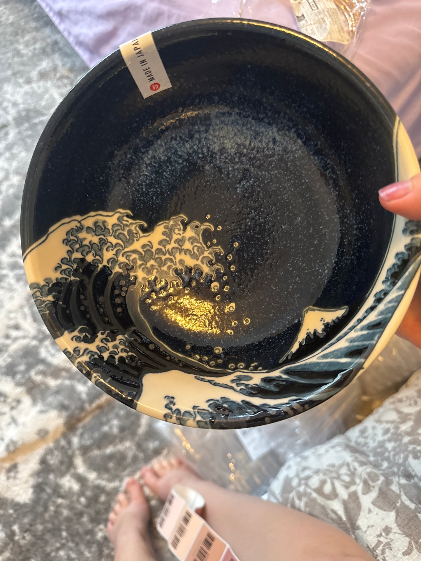 Kanagawa Great Wave Ramen Bowl Lg.