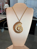 Large Nautilus Pendant Necklace
