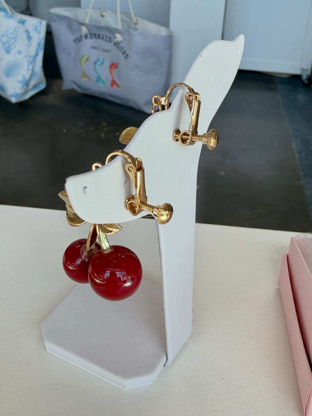 Cherry-on-Top Earrings (Clip-ons)