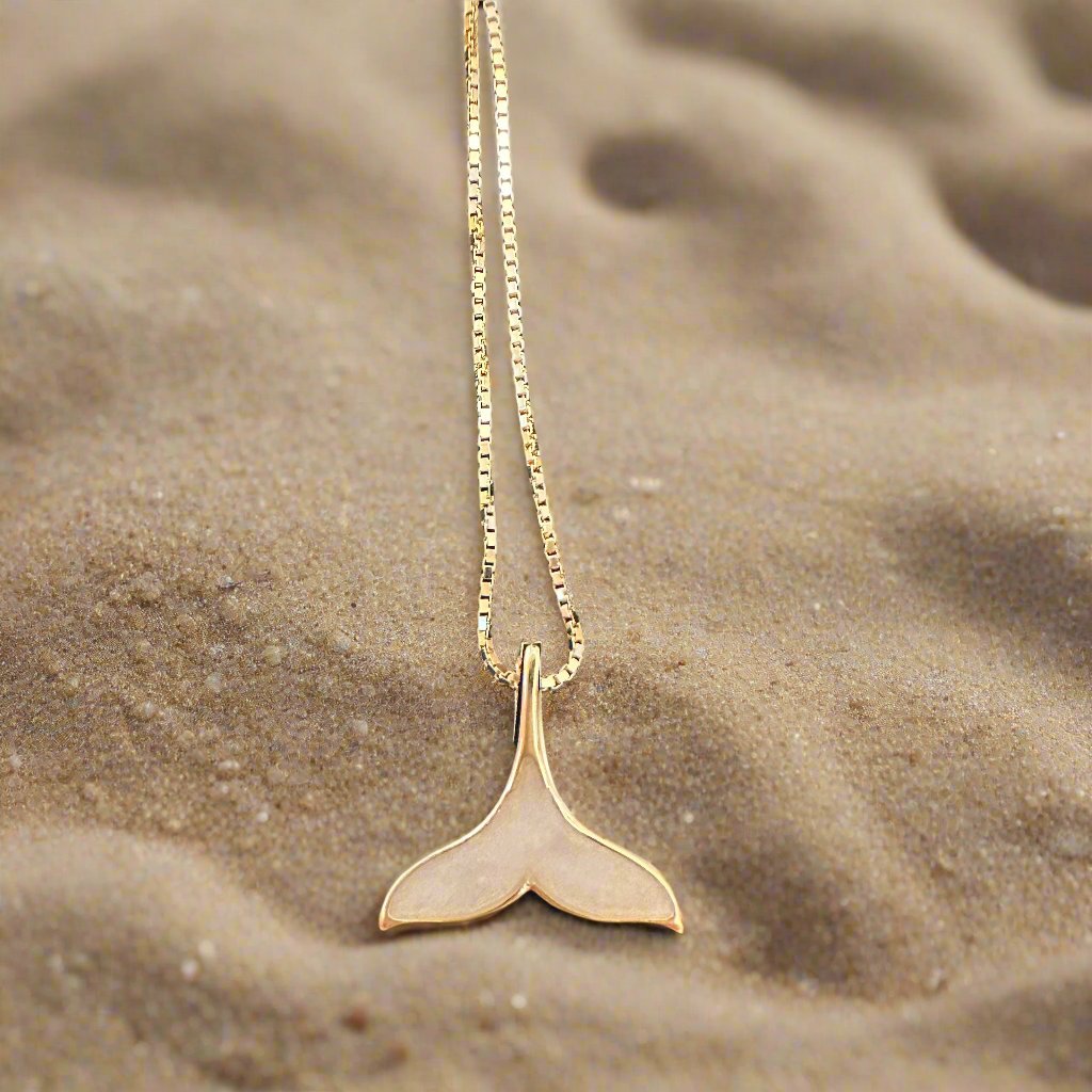 Mermaid Tail Necklace, Sterling Silver - Lemonade Mermaid