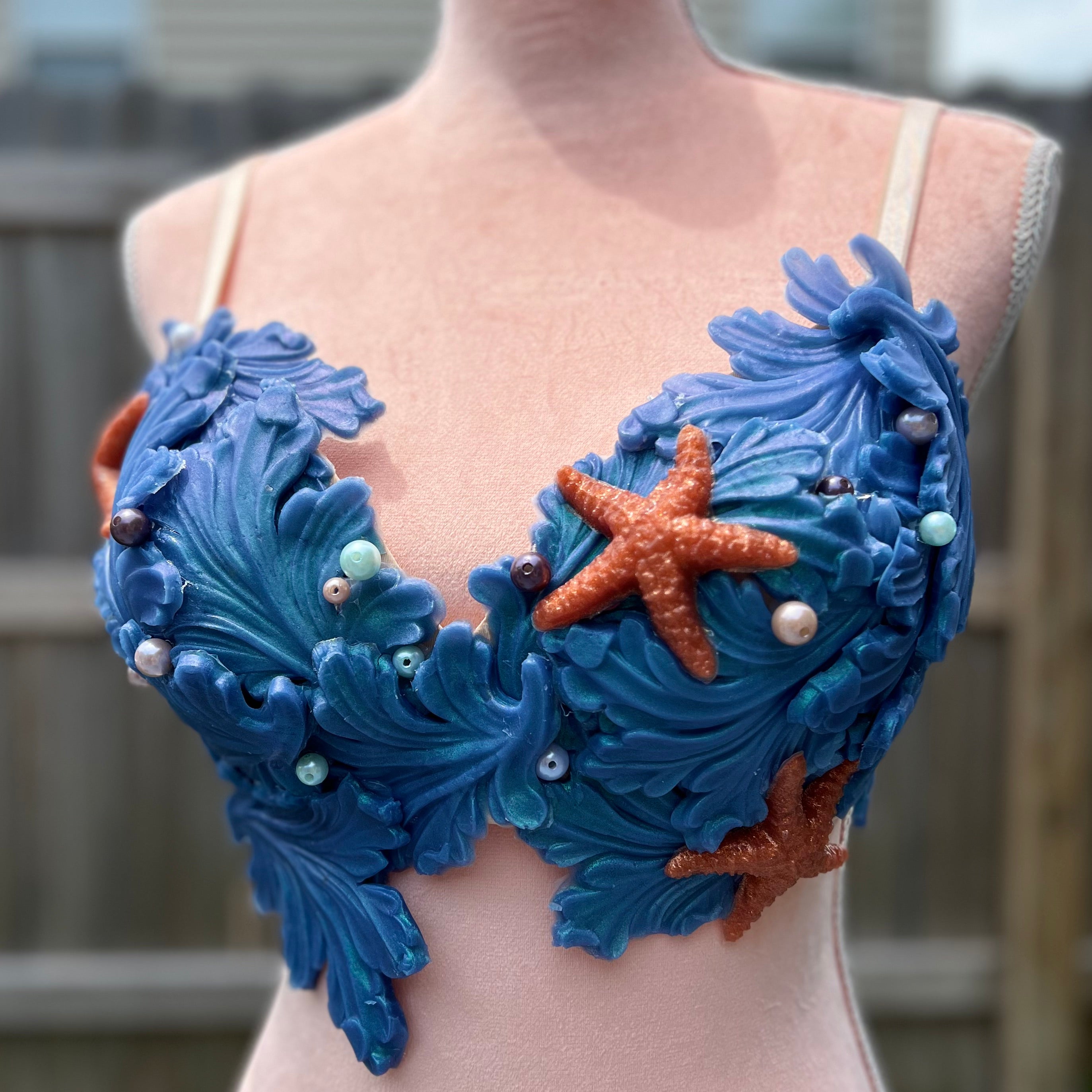 Blue Mermaid Bra