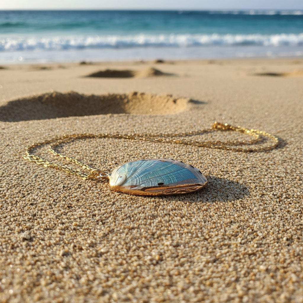 Single White Shell Necklace