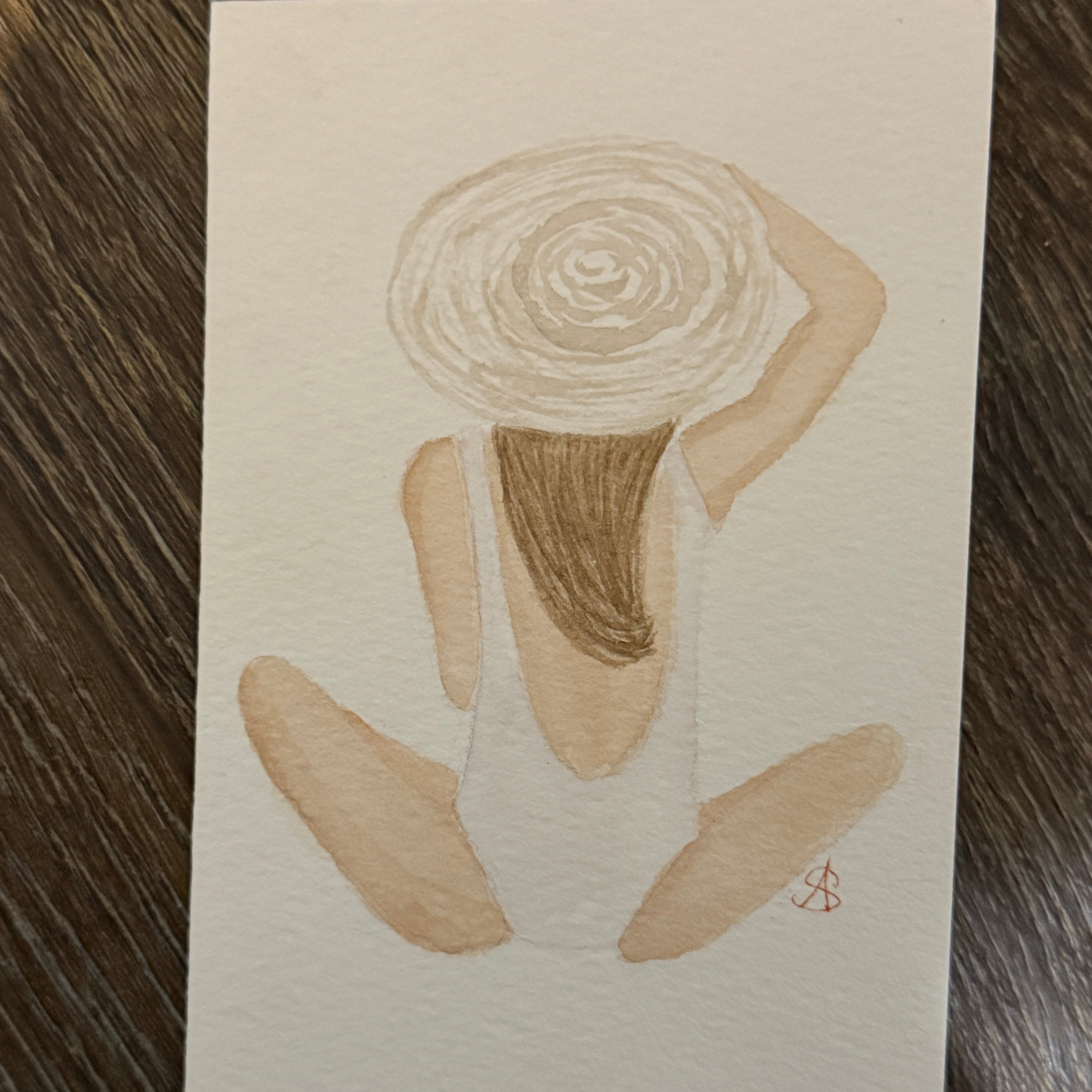 Beach Girl Card by Alayna
