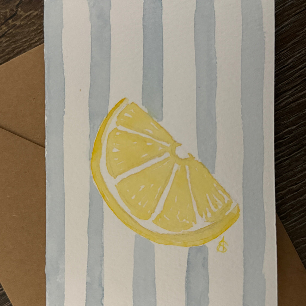 Lemon Slice Card by Alayna