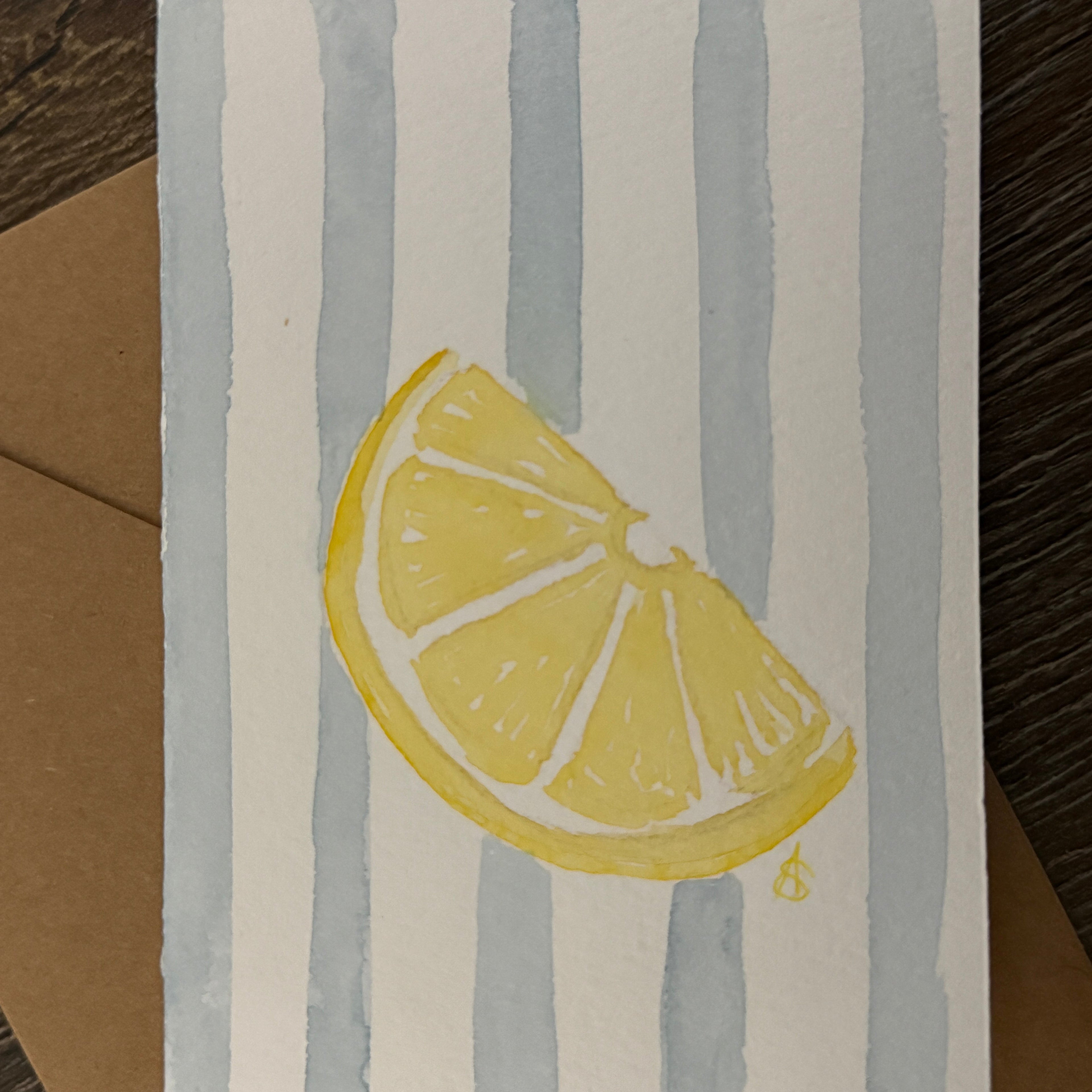 Lemon Slice Card by Alayna