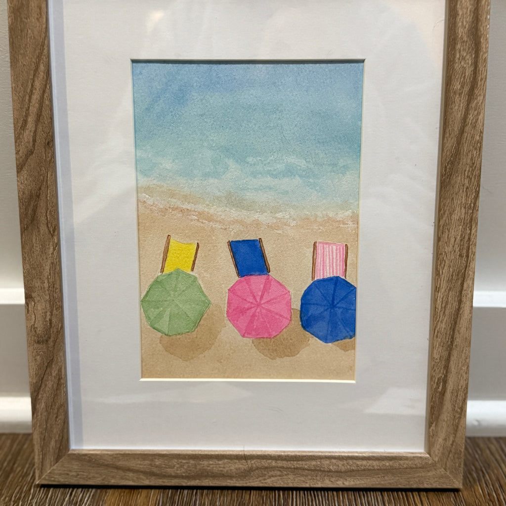 Florida Shoreline Framed Painting by Alayna