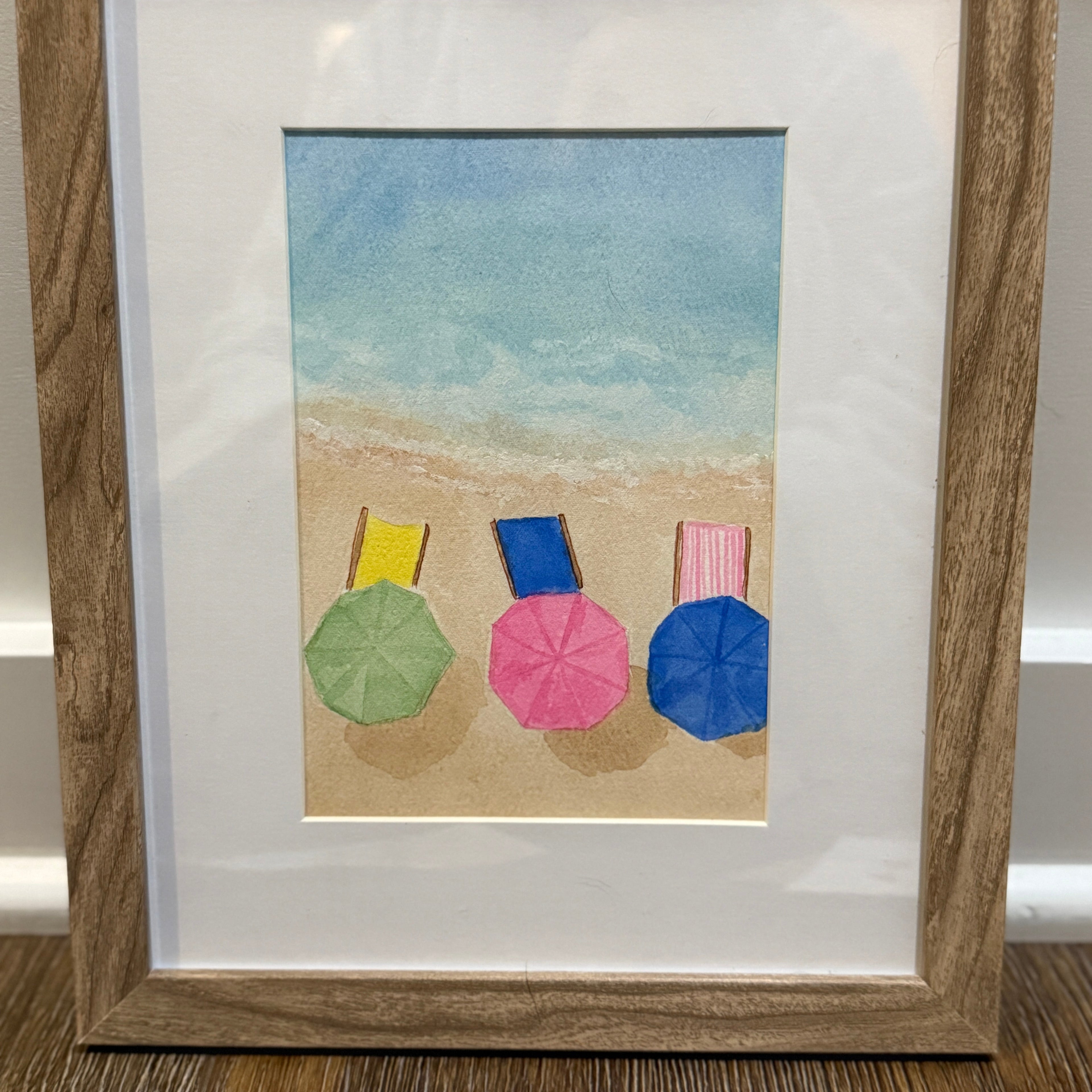Florida Shoreline Framed Painting by Alayna