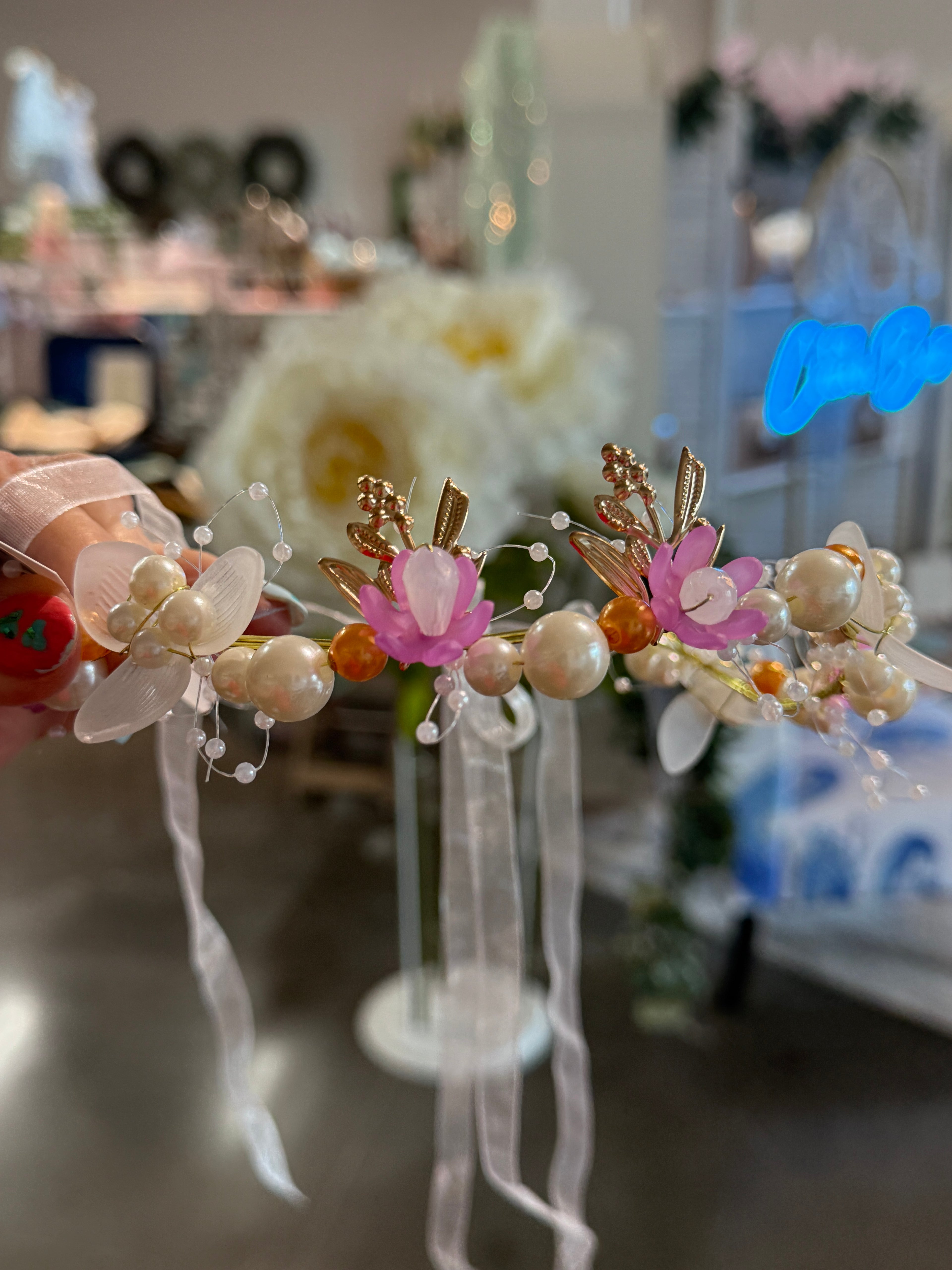 Blossoms Flexible Headband Crown (5 colors)