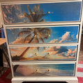 Palm Tree 4 Drawer Dresser