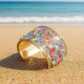 Sea Stone Cuff Multi Bracelet (2 Colors) - Lemonade Mermaid