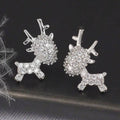 Tiny Silver Deer Earrings - Lemonade Mermaid
