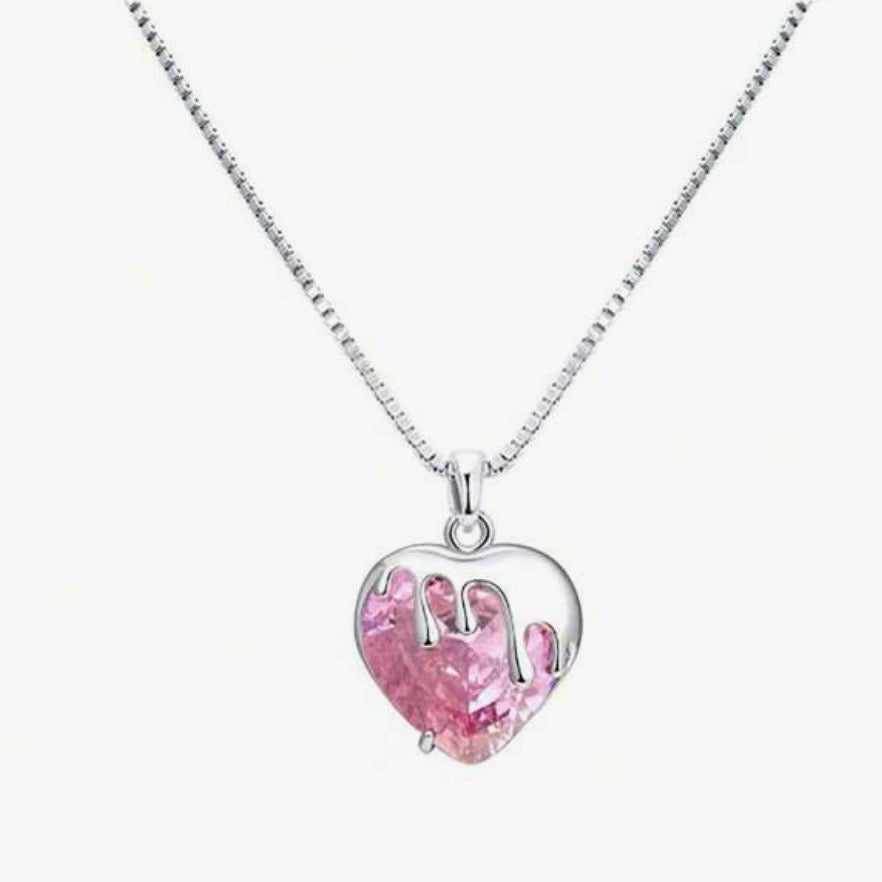 Melt-Your-Heart Necklace (2 Colors) - Lemonade Mermaid