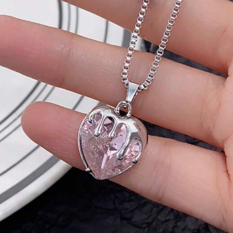 Melt-Your-Heart Necklace (2 Colors) - Lemonade Mermaid