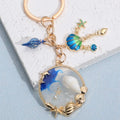 Round Scenic Shellebration Keychain