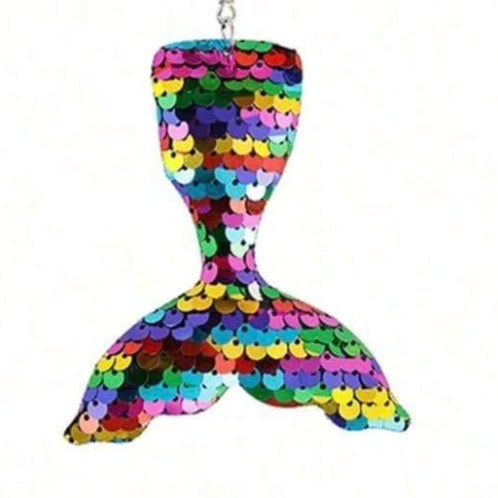 Sequin Tail Keychain