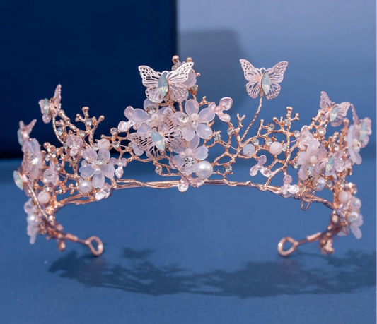 Butterfly Princess Crown (Pink or Purple)