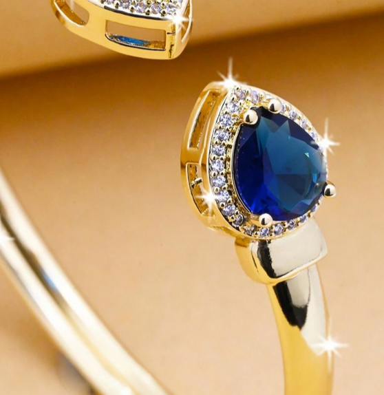 Blue Sapphire Ocean Bracelet