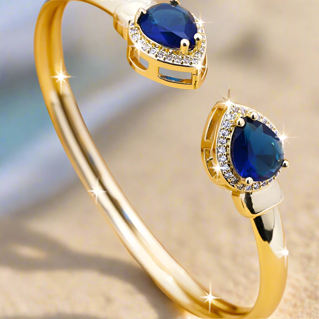 Blue Sapphire Ocean Bracelet