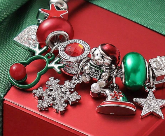(BACK IN STOCK!) Christmas Cheer Bracelet - Lemonade Mermaid
