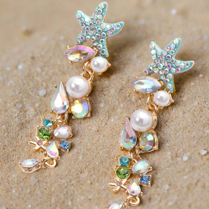 Starfish Stardrop Earrings