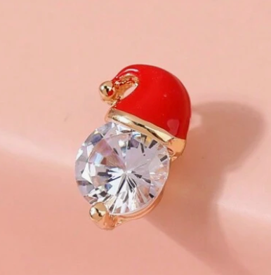 Little Santa Hat Earrings