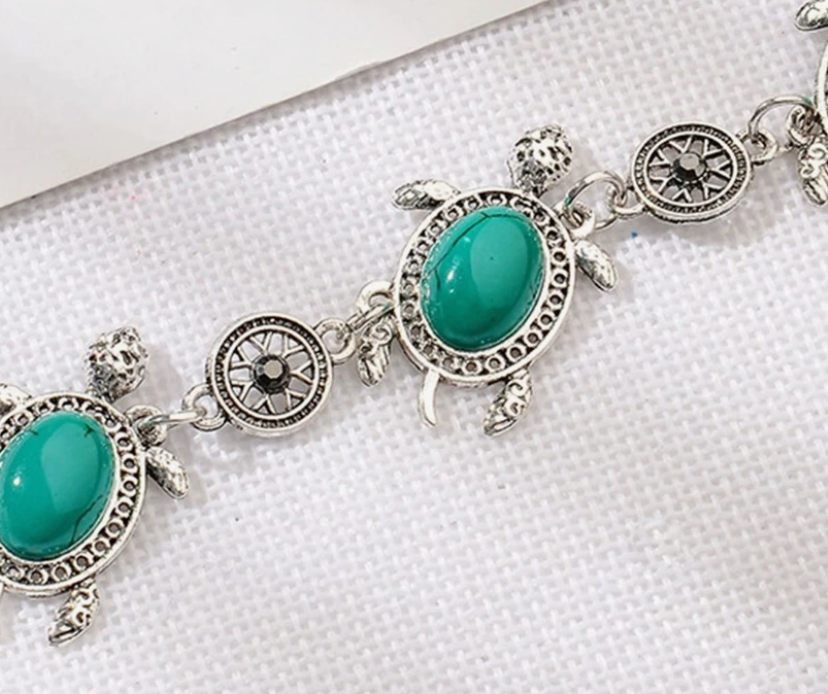 Turquoise Turtle Trio Set