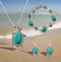 Turquoise Turtle Trio Set - Lemonade Mermaid