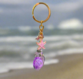 Acrylic Shell Glow in the Dark Keychain