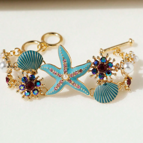 Beach Jewels Starfish Bracelet (2 Colors) - Lemonade Mermaid