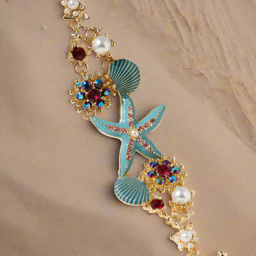 Beach Jewels Starfish Bracelet (2 Colors) - Lemonade Mermaid