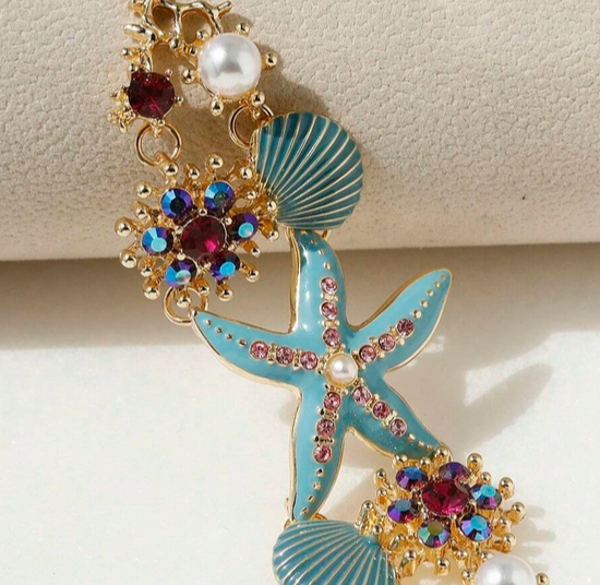 Beach Jewels Starfish Bracelet (2 Colors)
