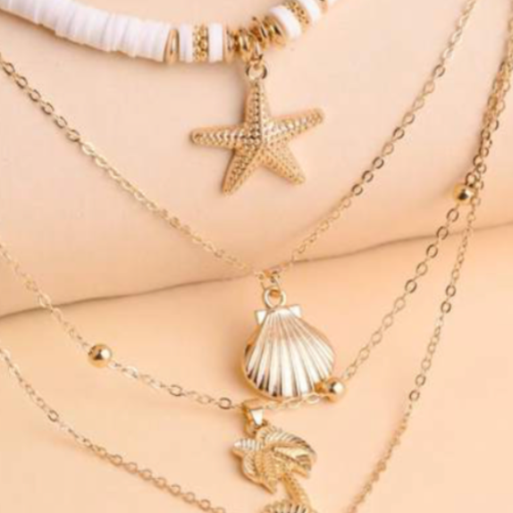 Tropical Vacation Necklace Set