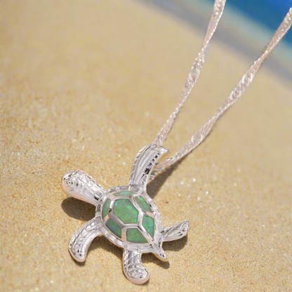 (NEW!) Green Sea Turtle Necklace