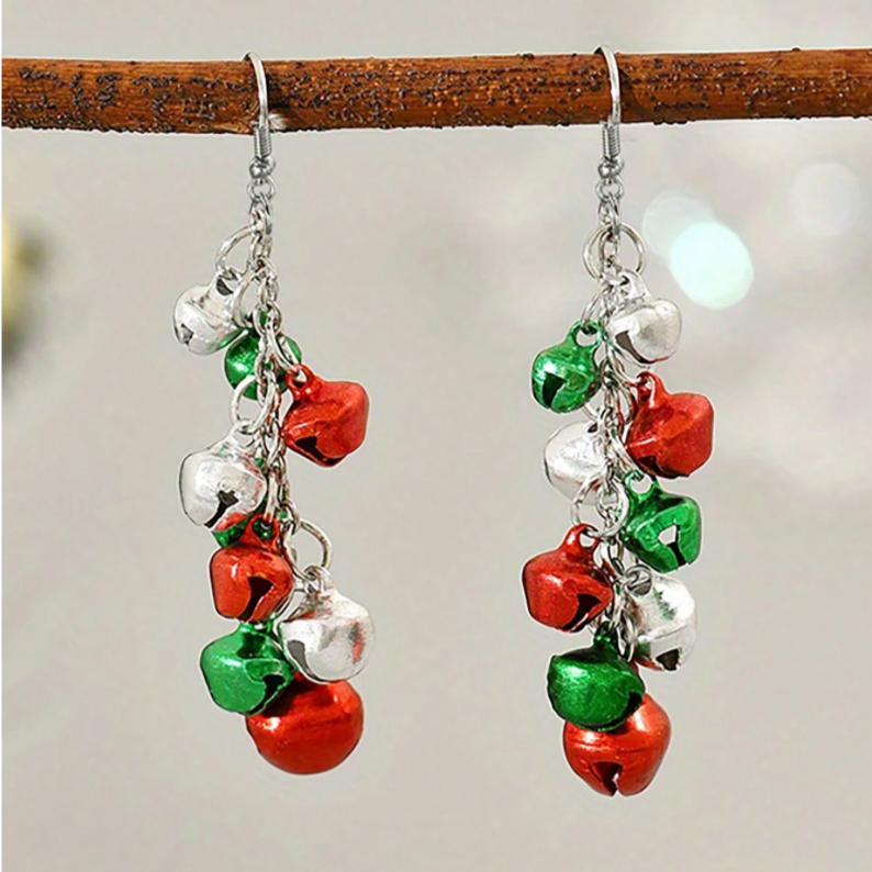 Jingle Bells Earrings - Lemonade Mermaid