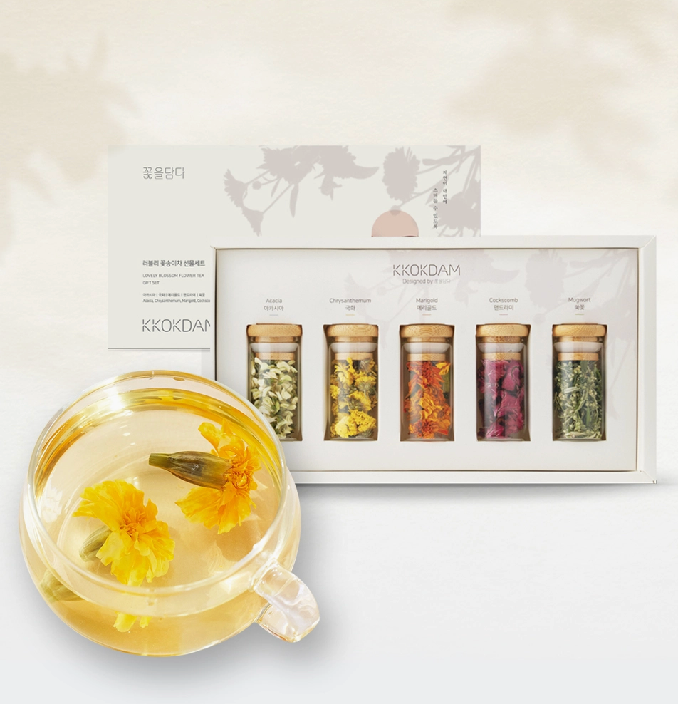 Lovely Blossom Flower Tea Gift Set