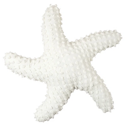 White Starfish Pillow
