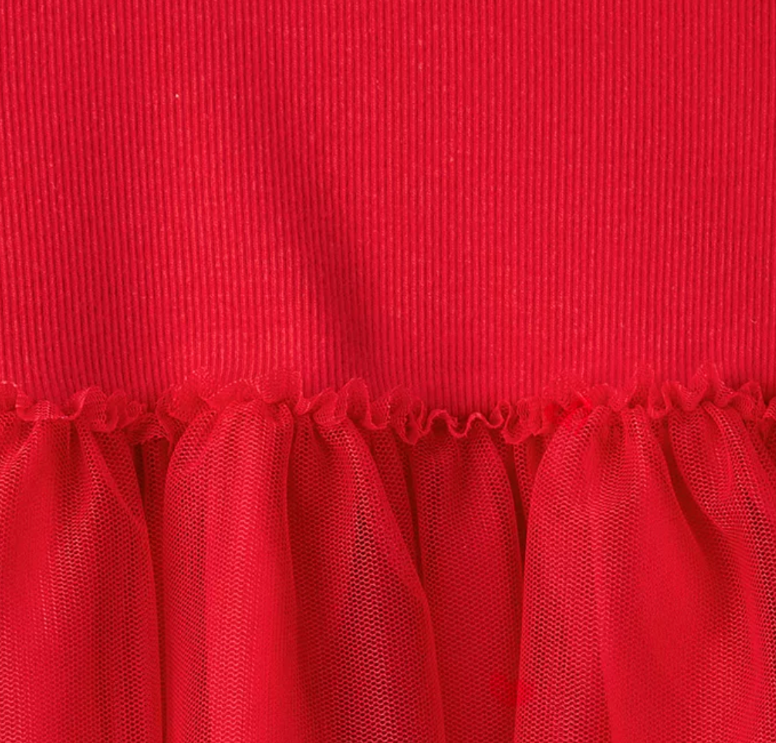Red 2-pc w/Heart Leggings - Lemonade Mermaid